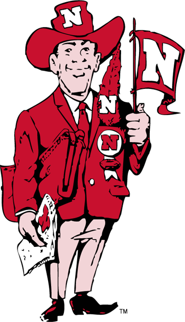Nebraska Cornhuskers 1962-1973 Mascot Logo iron on transfers for clothing